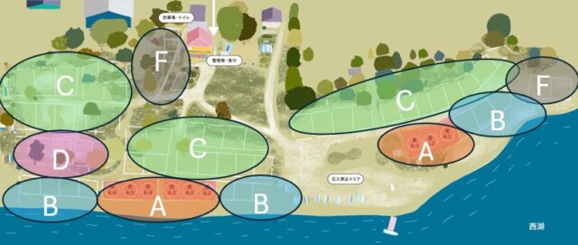 西湖自由キャンプ場　レビュー