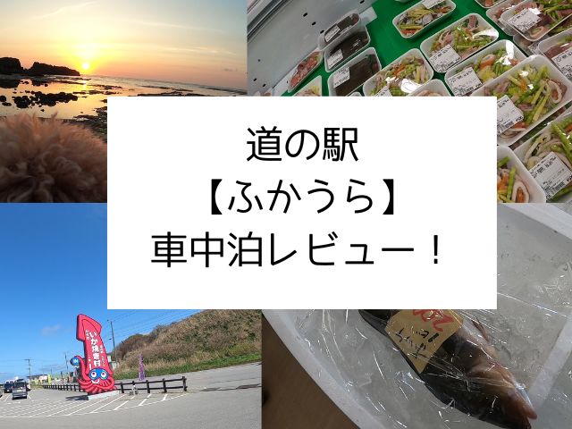 道の駅ふかうら　車中泊　感想　トイレ　騒音　ブログ　口コミ　評価