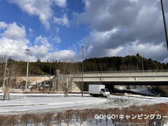 道の駅ひらた　車中泊　レビュー　泊まってみた　感想　評価　ブログ　トイレ　ゴミ箱